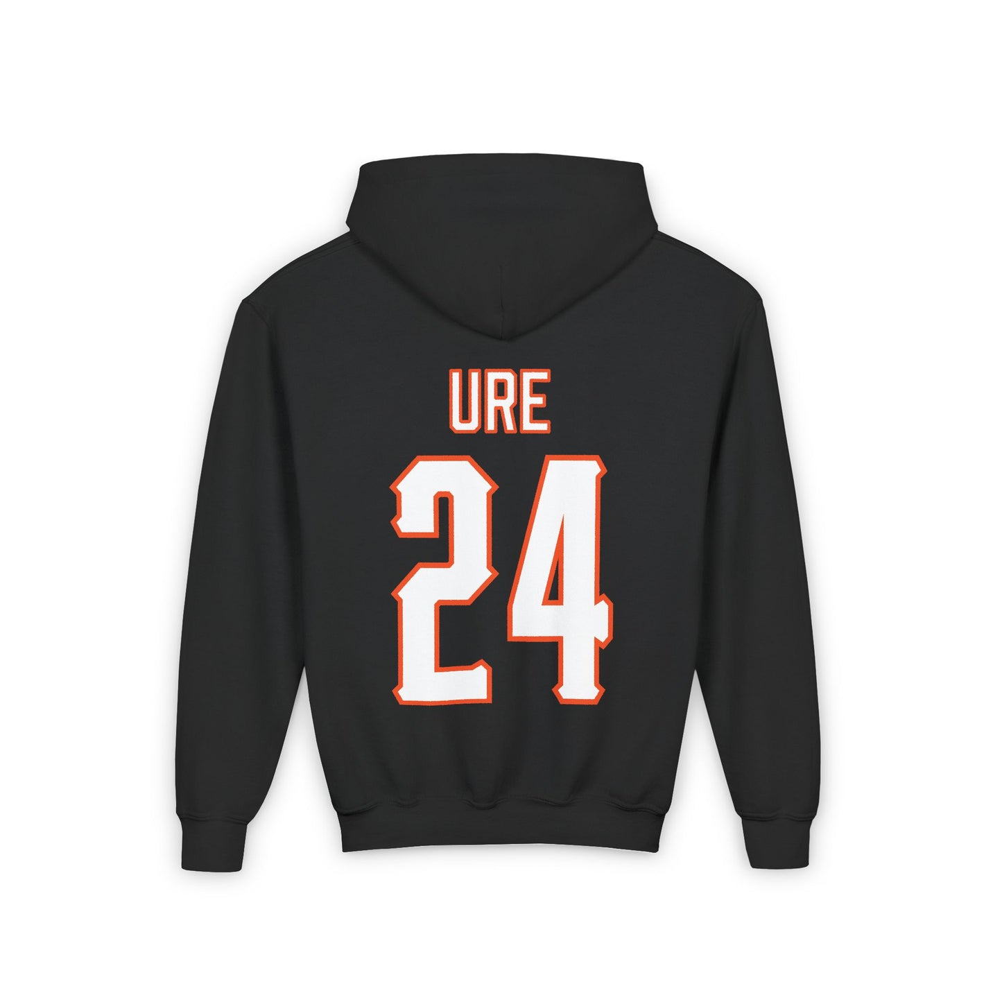 Youth Ryan Ure #24 Cursive Cowboys Hoodie