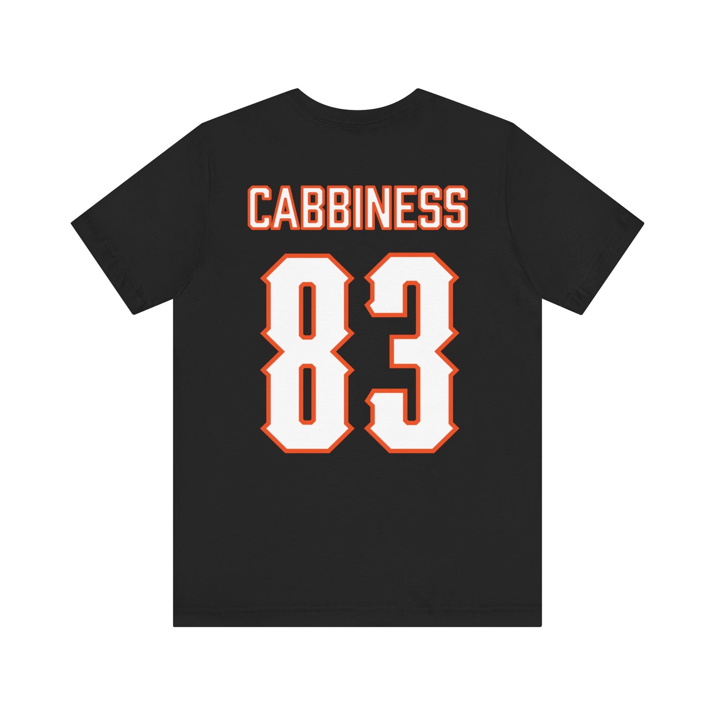 Cale Cabbiness #83 Cursive Cowboys T-Shirt