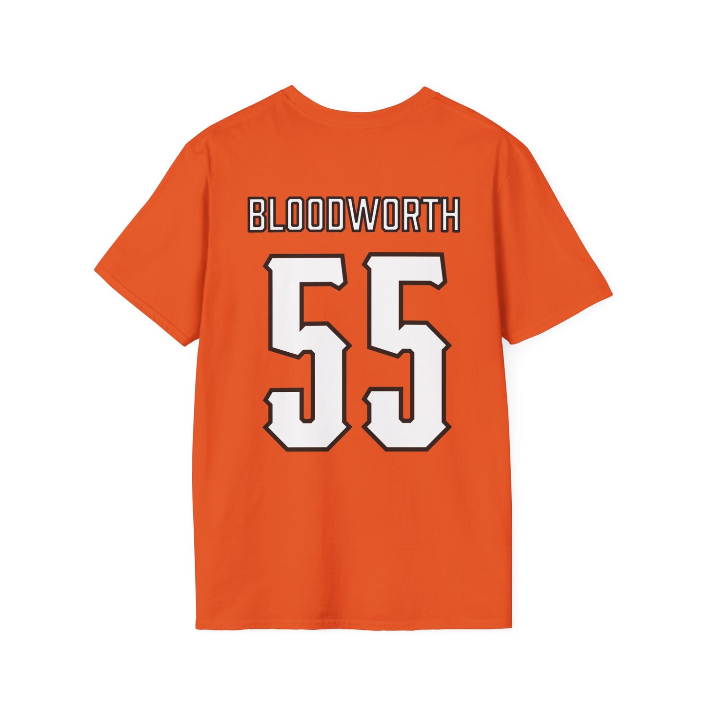 Megan Bloodworth #55 Orange Pokes T-Shirt