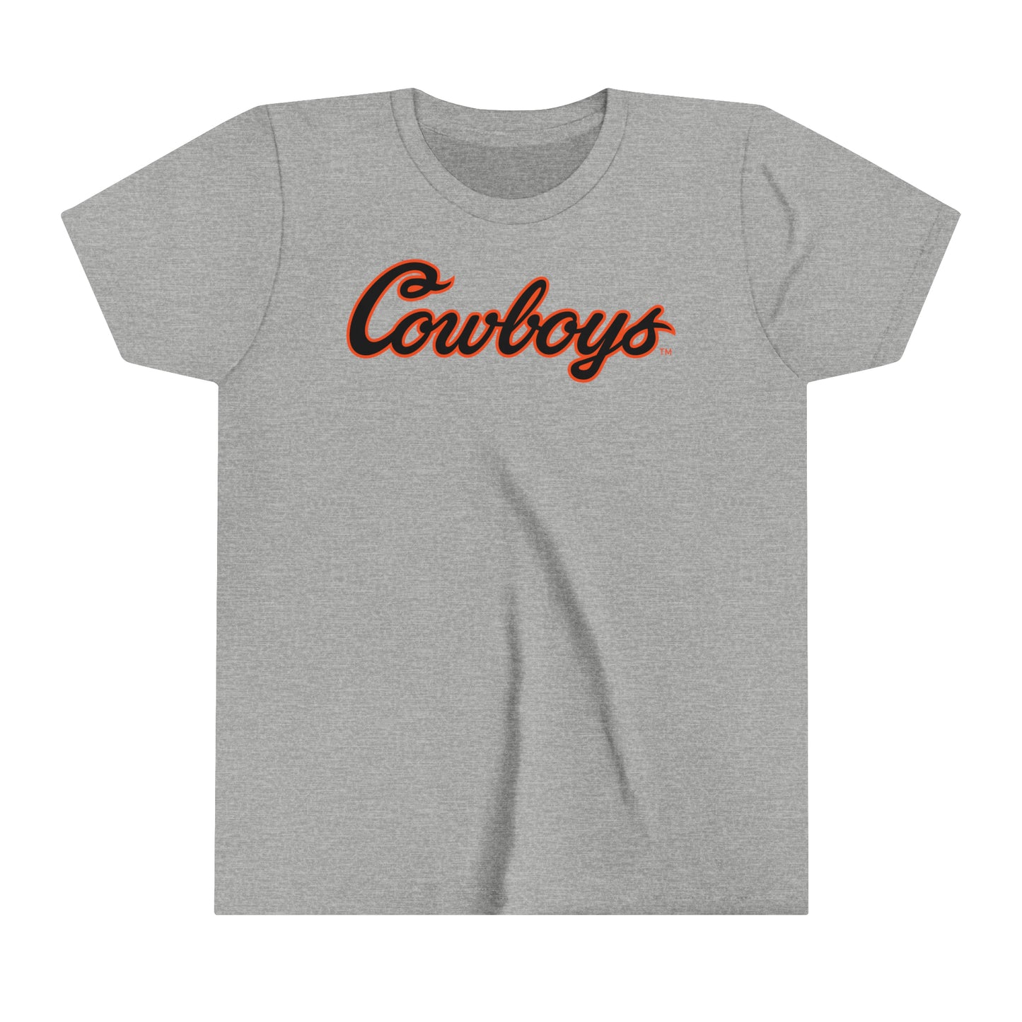 Jarius Hicklen #4 Cursive Cowboys Youth T-Shirt