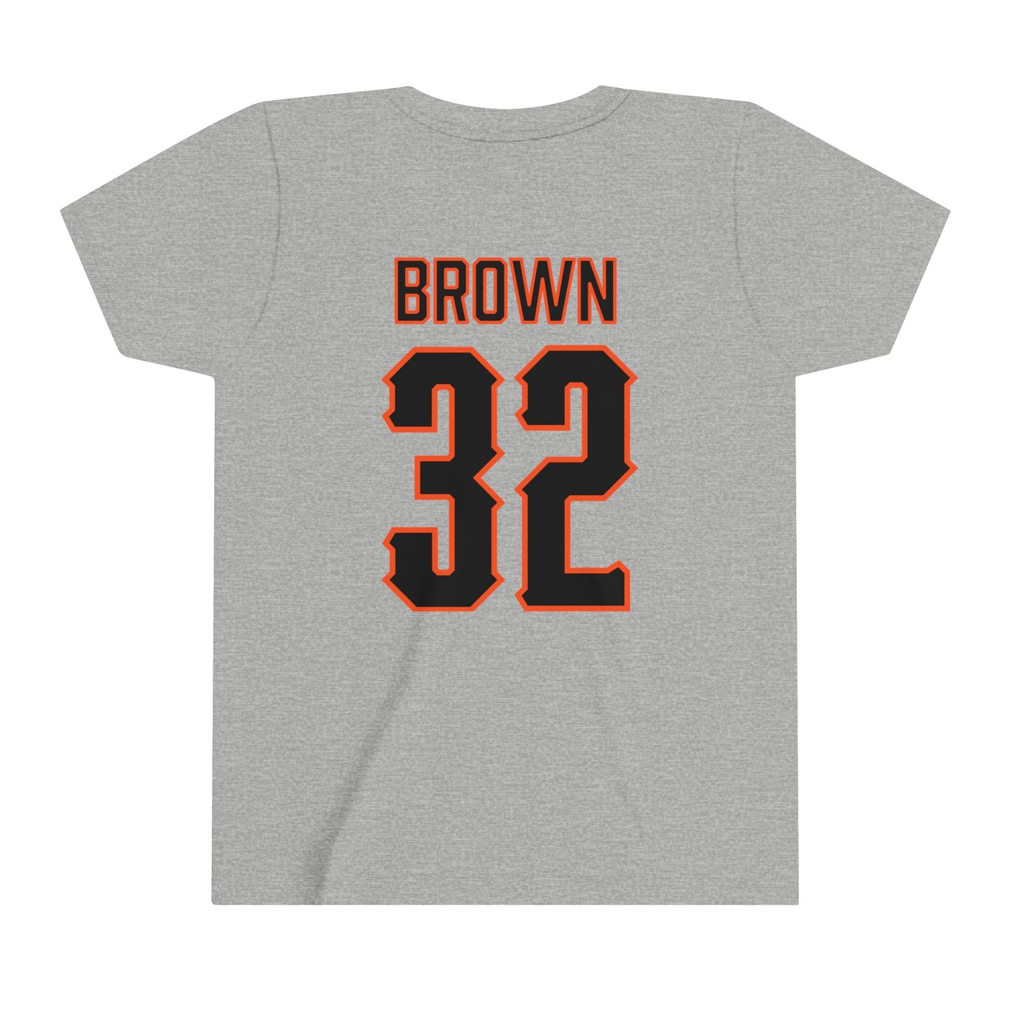 Youth Gabe Brown #32 Cursive Cowboys T-Shirt