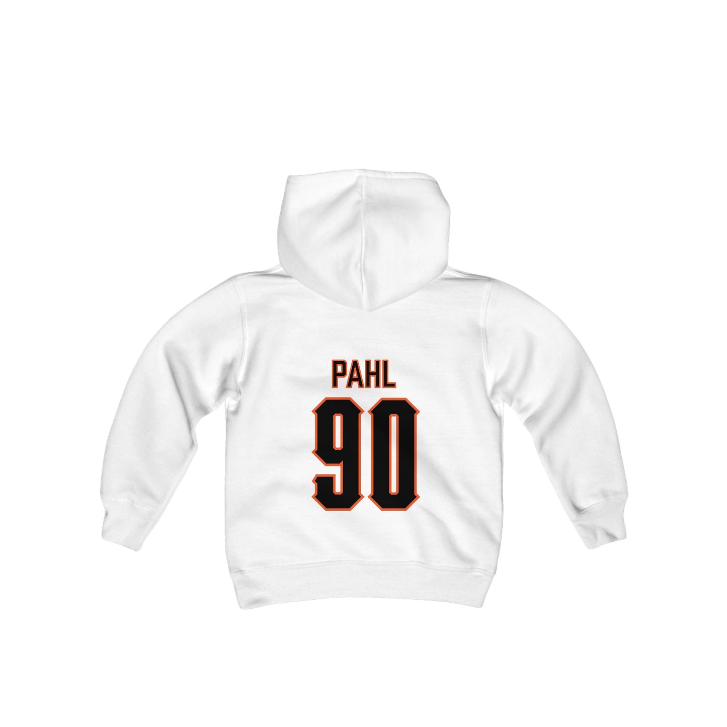 Youth Wes Pahl #90 Cursive Cowboys Hoodie