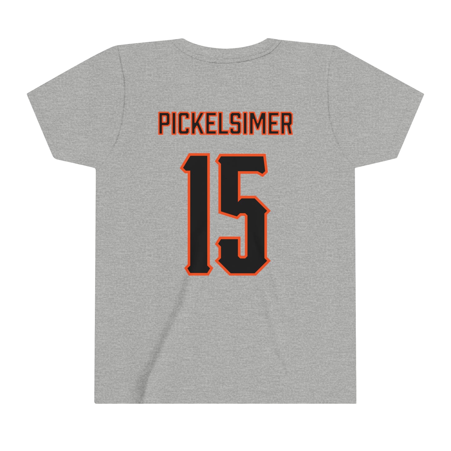 Youth Logan Pickelsimer #15 Cursive Cowgirls T-Shirt