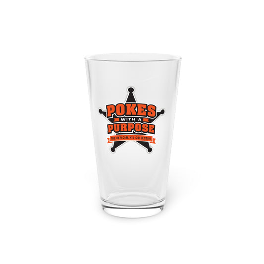 Pokes With A Purpose Pint Glass, 16oz