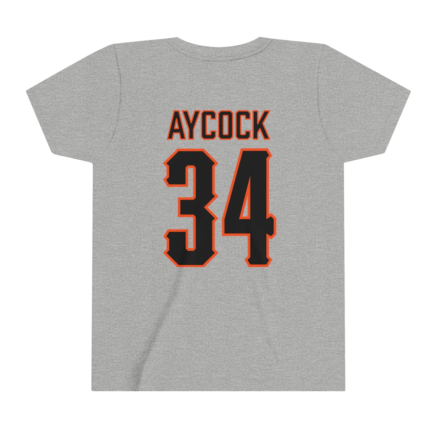Youth Kyra Aycock #34 Cursive Cowgirls T-Shirt