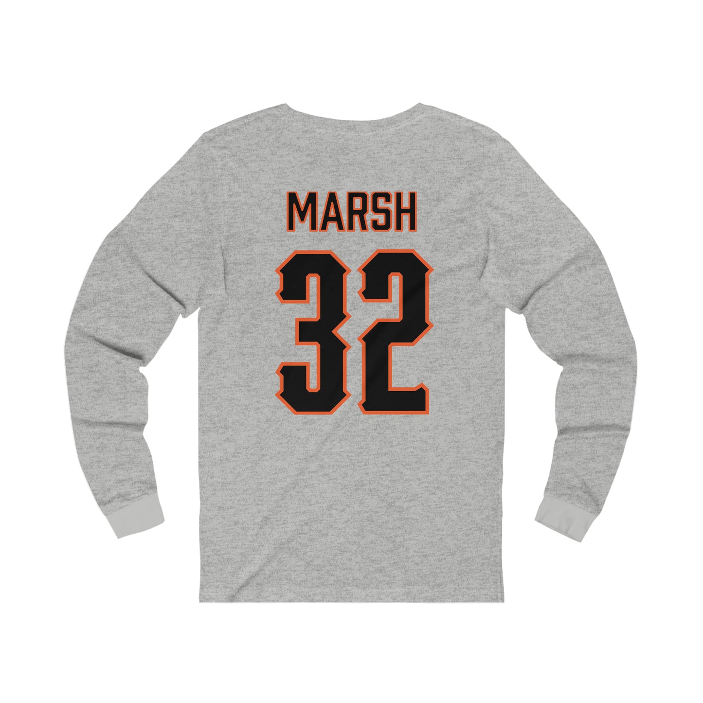Mike Marsh #32 Cursive Cowboys Long Sleeve T-Shirt