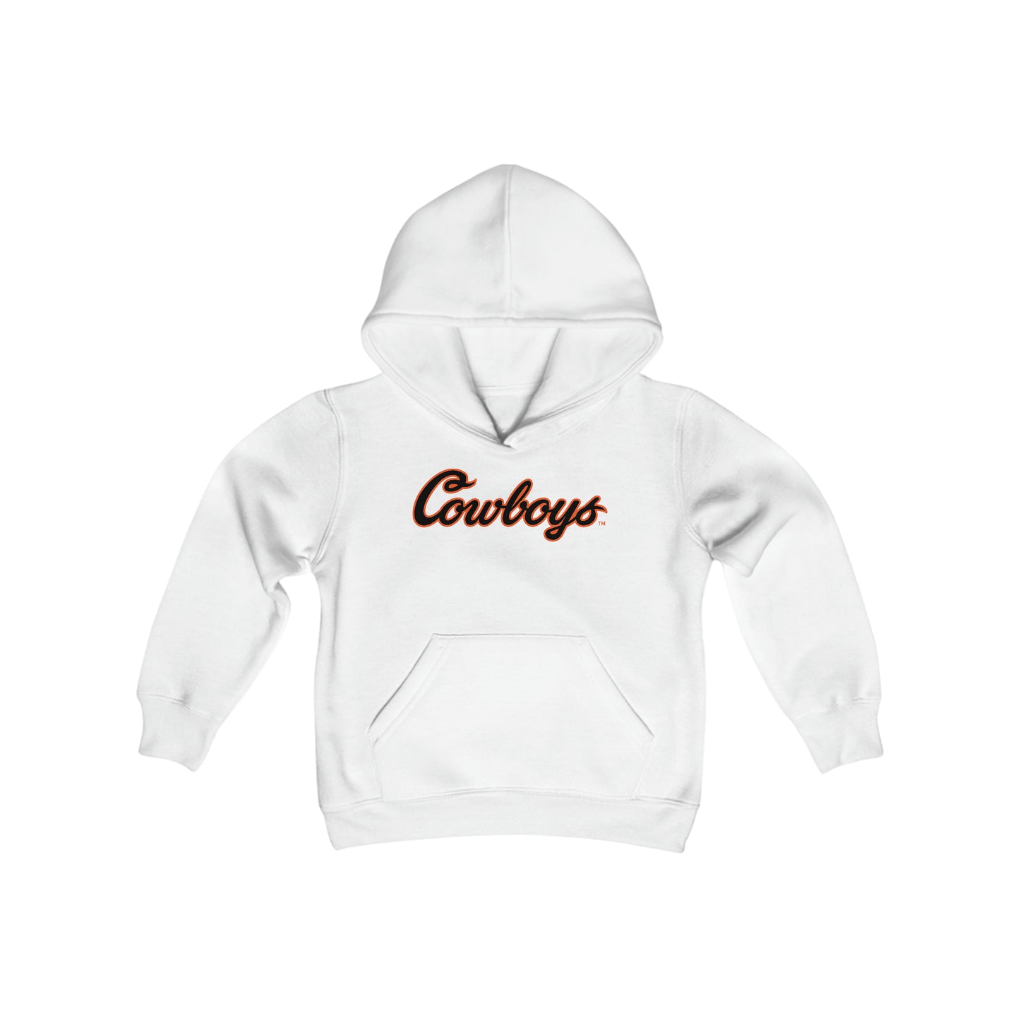 Carson Sager #15 Cursive Cowboys Youth Hoodie