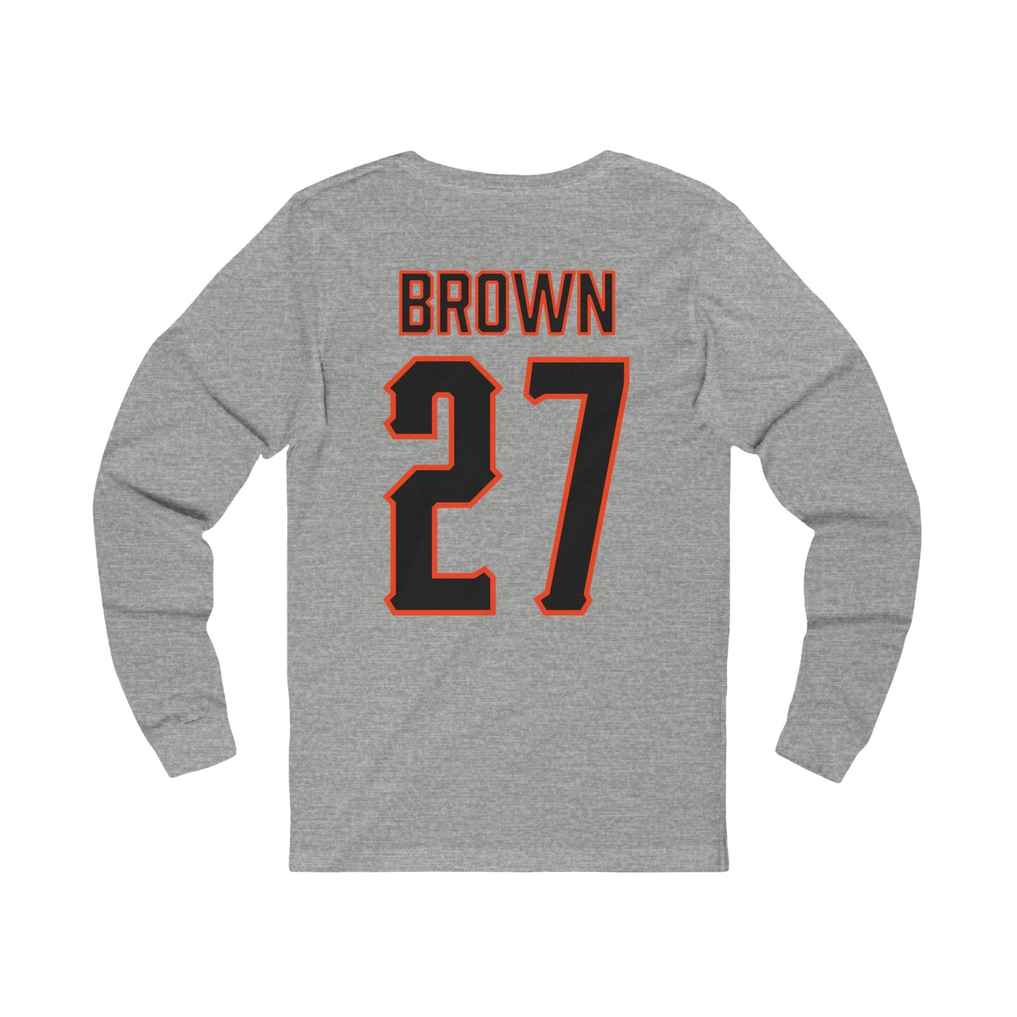 Matthew Brown #27 Cursive Cowboys Long Sleeve