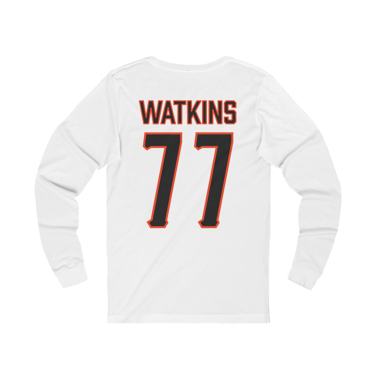 Hunter Watkins #77 Cursive Cowboys Long Sleeve