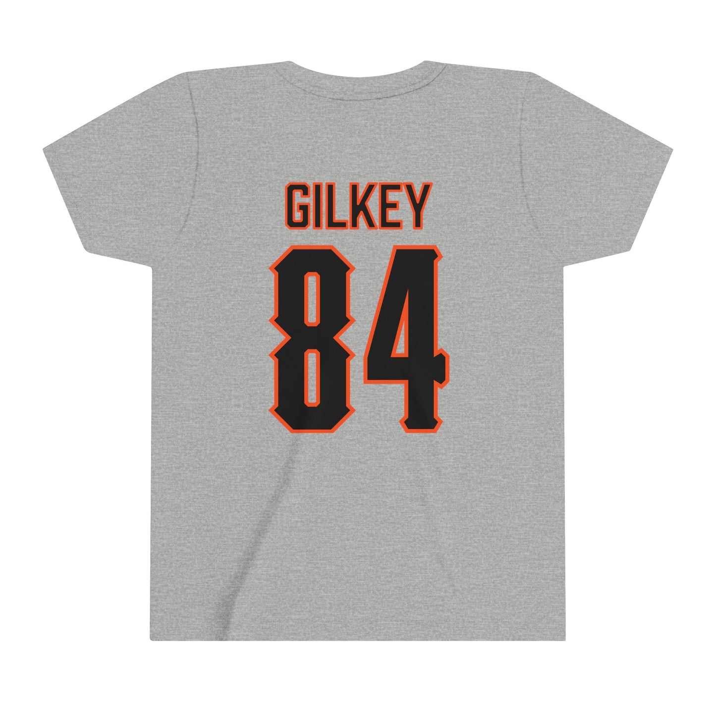 Youth Mason Gilkey #84 Cursive Cowboys T-Shirt