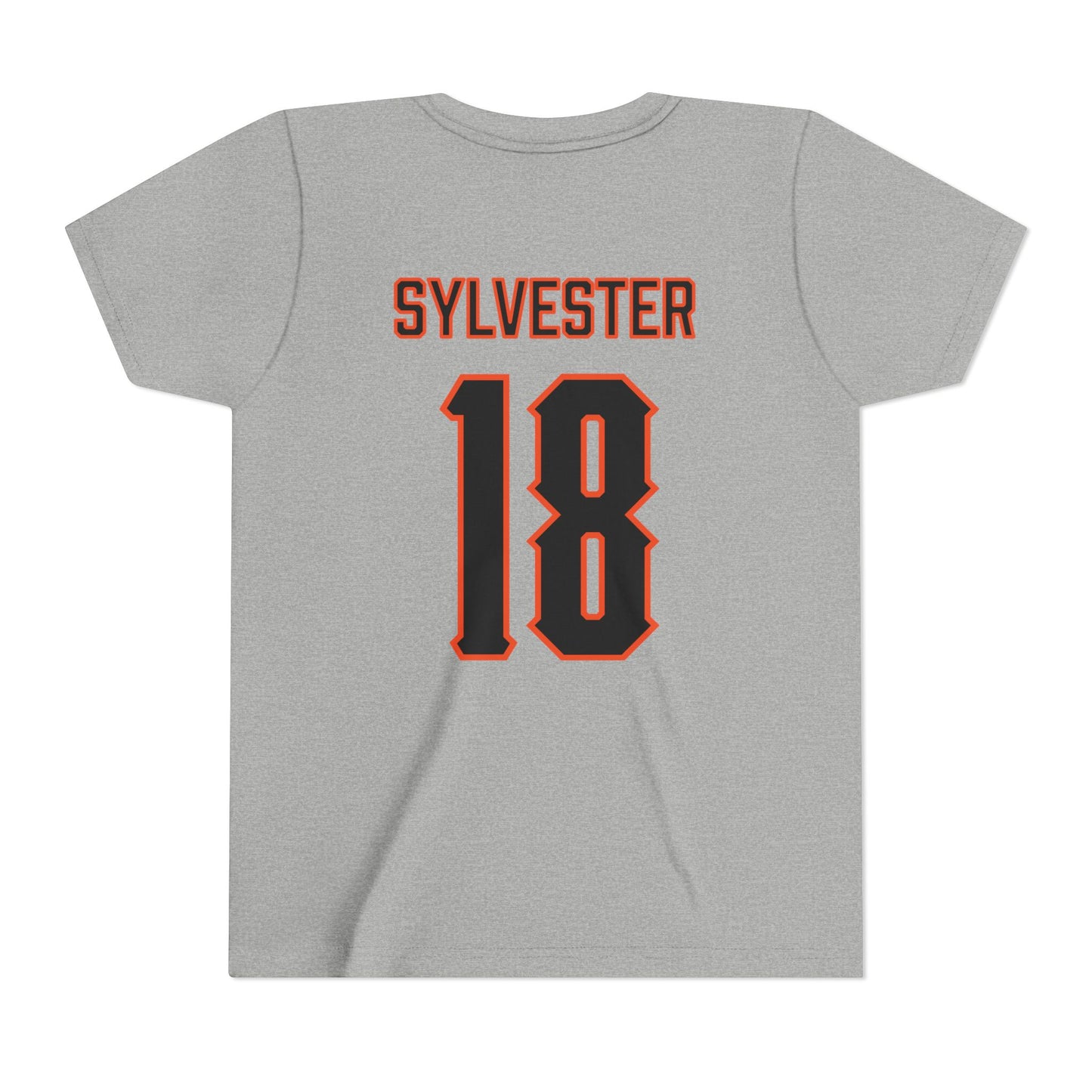 Youth Beau Sylvester #18 Cursive Cowboys T-Shirt