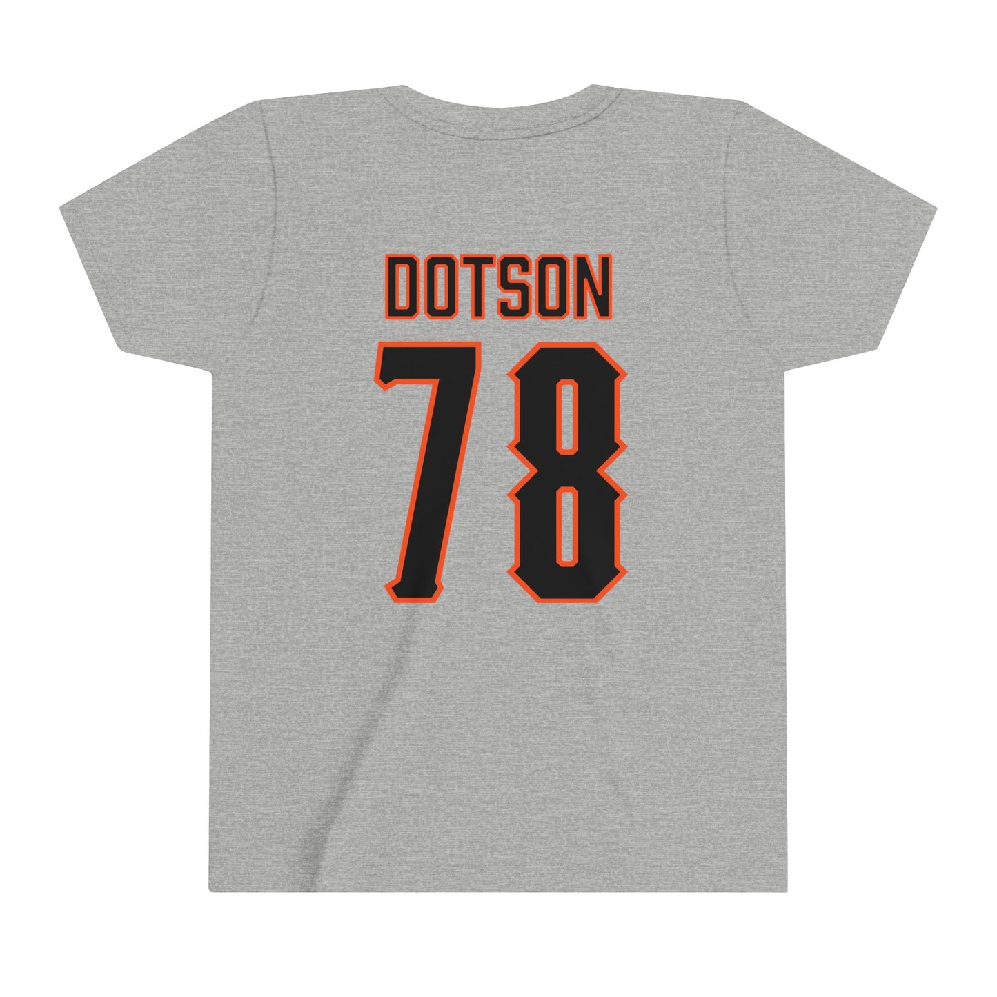 Youth Davis Dotson #78 Cursive Cowboys T-Shirt