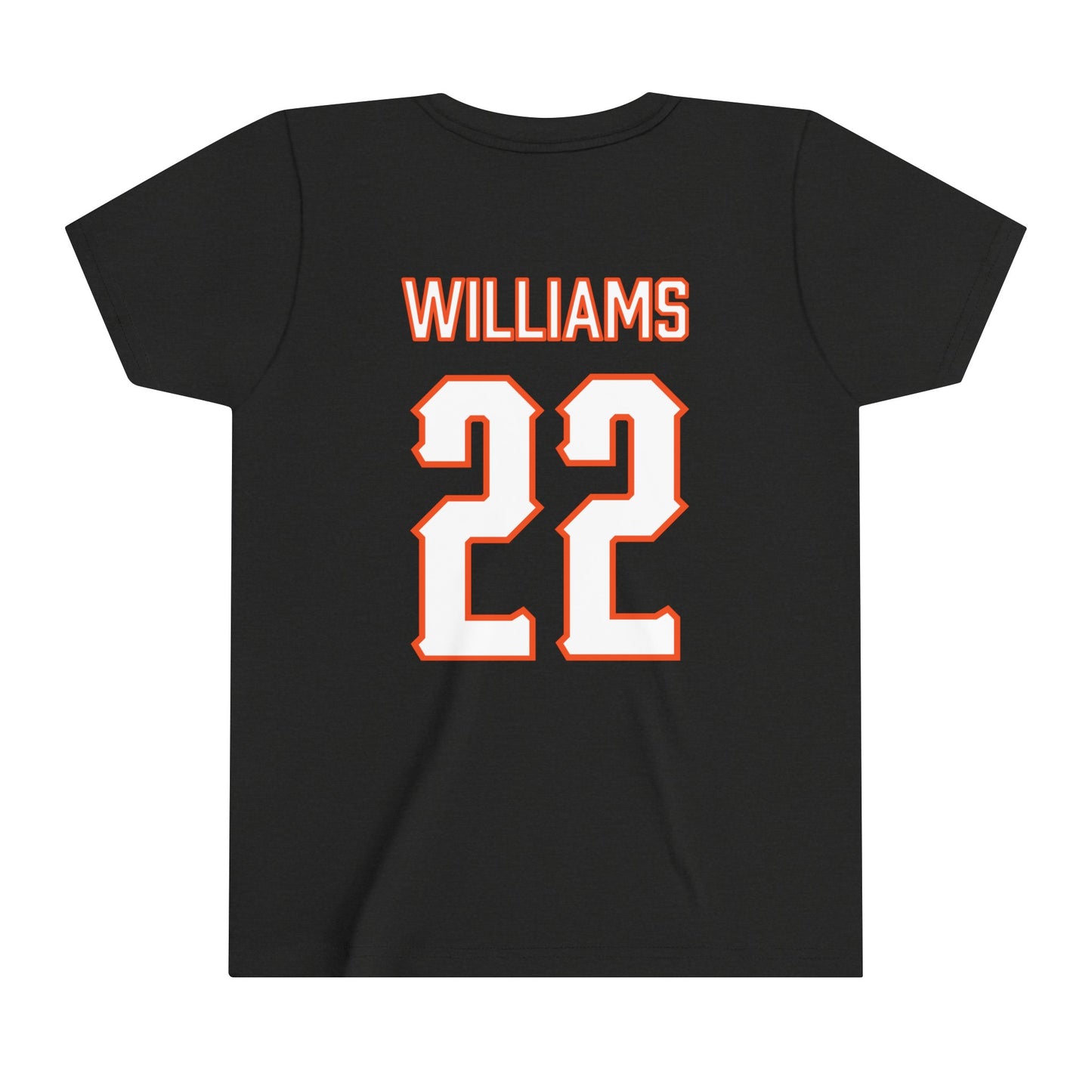 Youth C.J. Williams #22 Cursive Cowboys T-Shirt