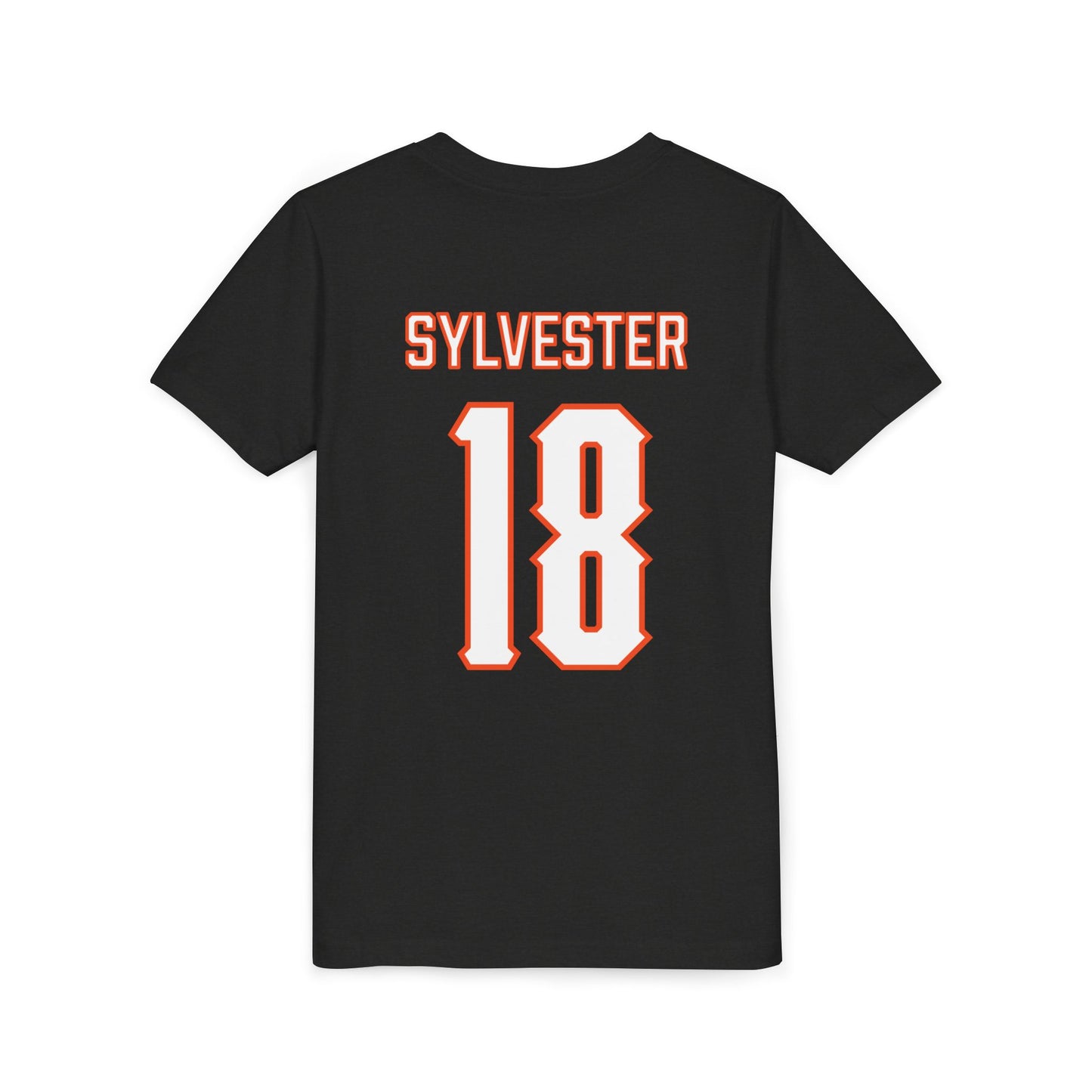 Youth Beau Sylvester #18 Cursive Cowboys T-Shirt