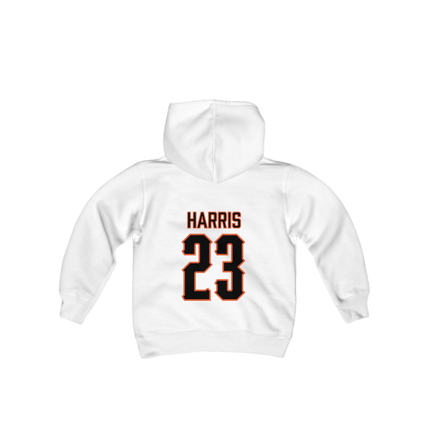 Youth Kenneth Harris #23 Cursive Cowboys Hoodie