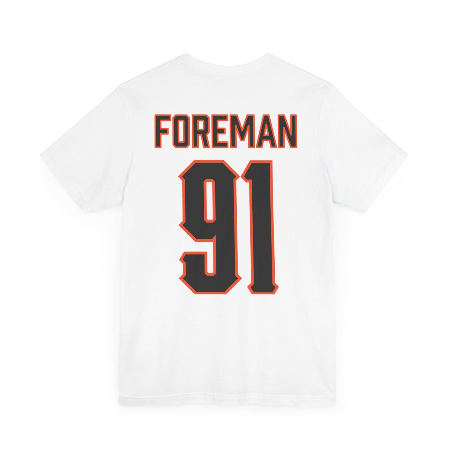 Jaedon Foreman #91 Cursive Cowboys T-Shirt