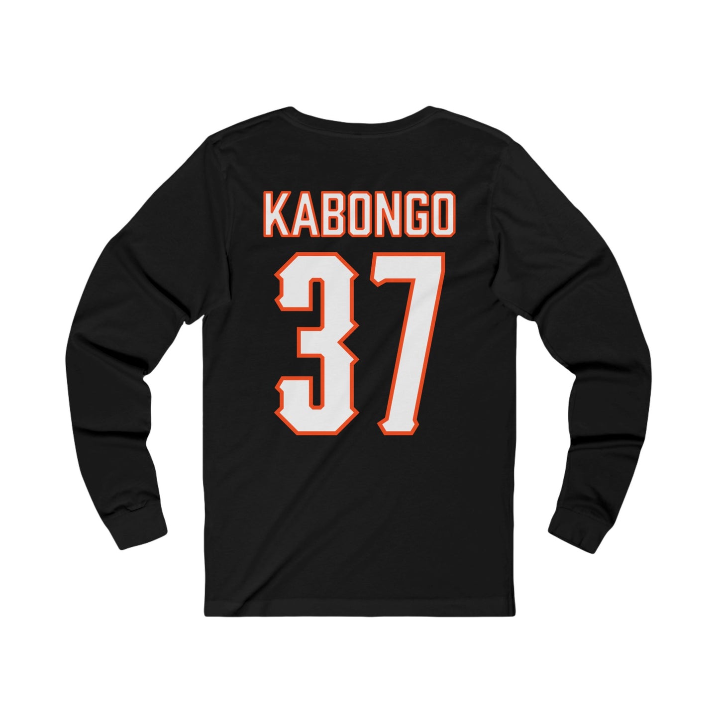 David Kabongo #37 Cursive Cowboys Long Sleeve