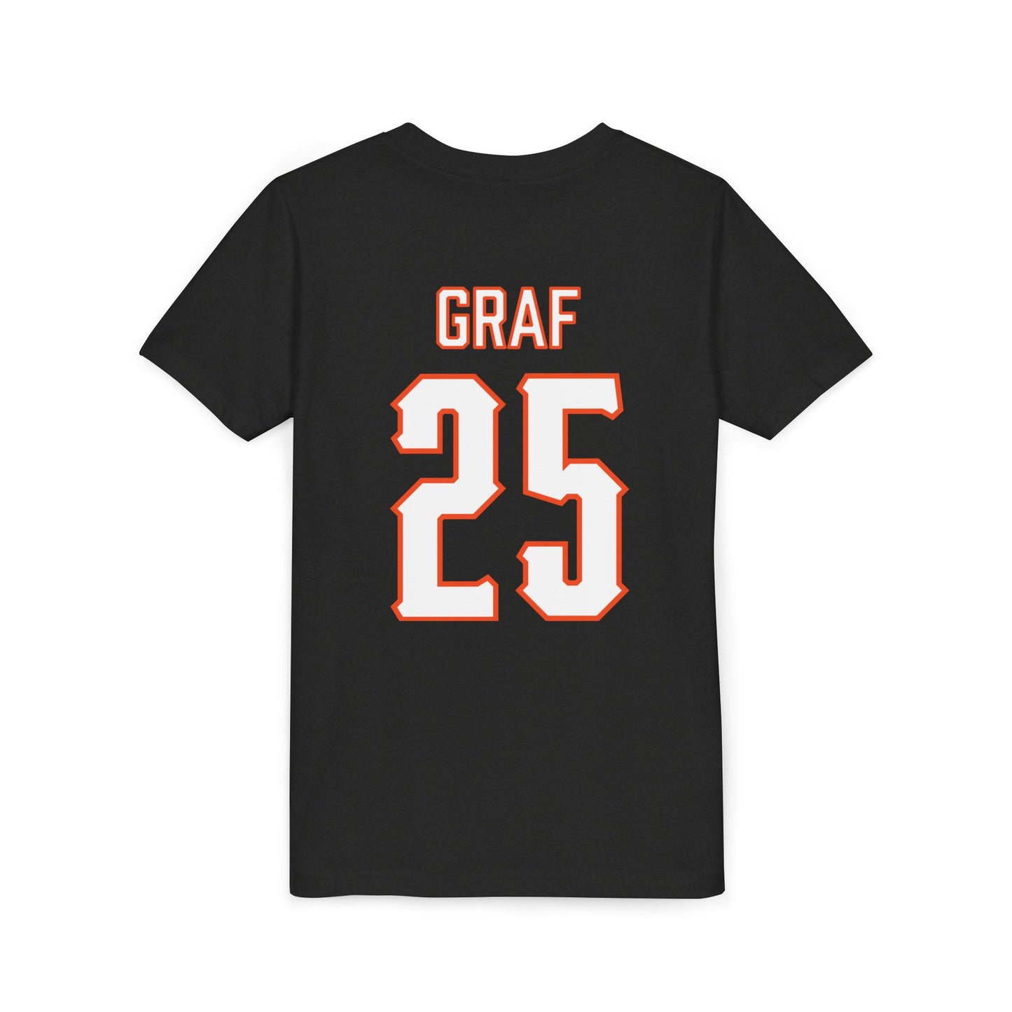 Youth Macy Graf #25 Cursive Cowgirls T-Shirt