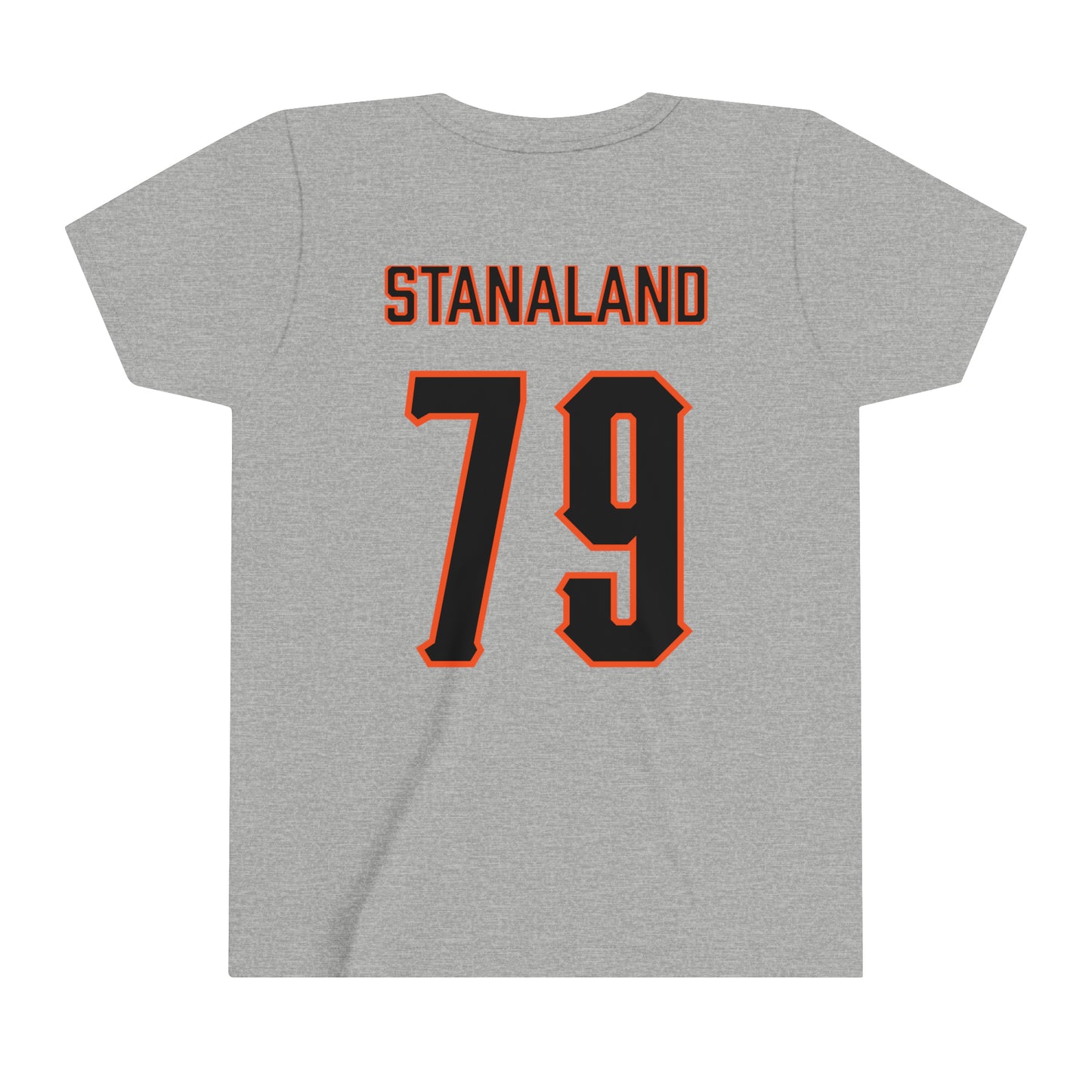 Gage Stanaland #79 Cursive Cowboys Youth T-Shirt