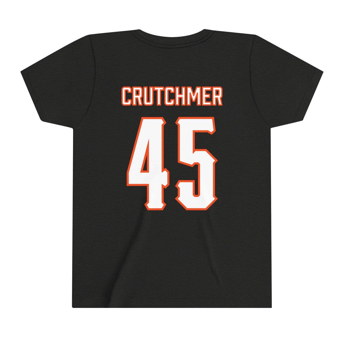 Youth Justin Crutchmer #45 Cursive Cowboys T-Shirt