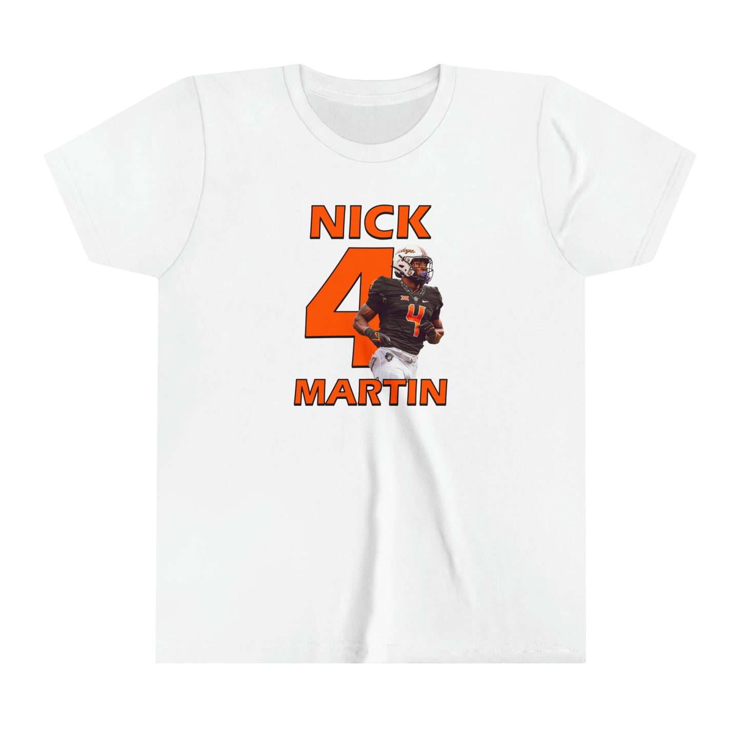 Nick Martin #4 Cursive Cowboys Youth T-Shirt
