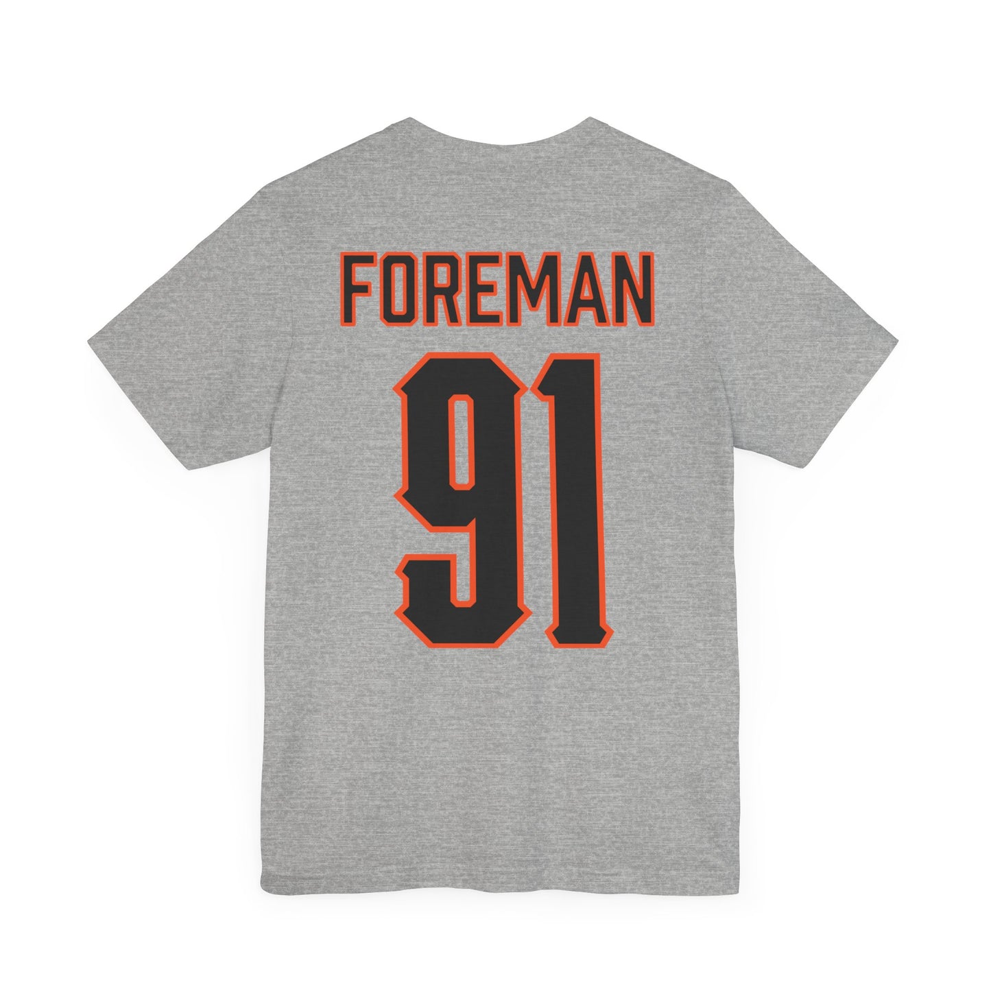 Jaedon Foreman #91 Cursive Cowboys T-Shirt