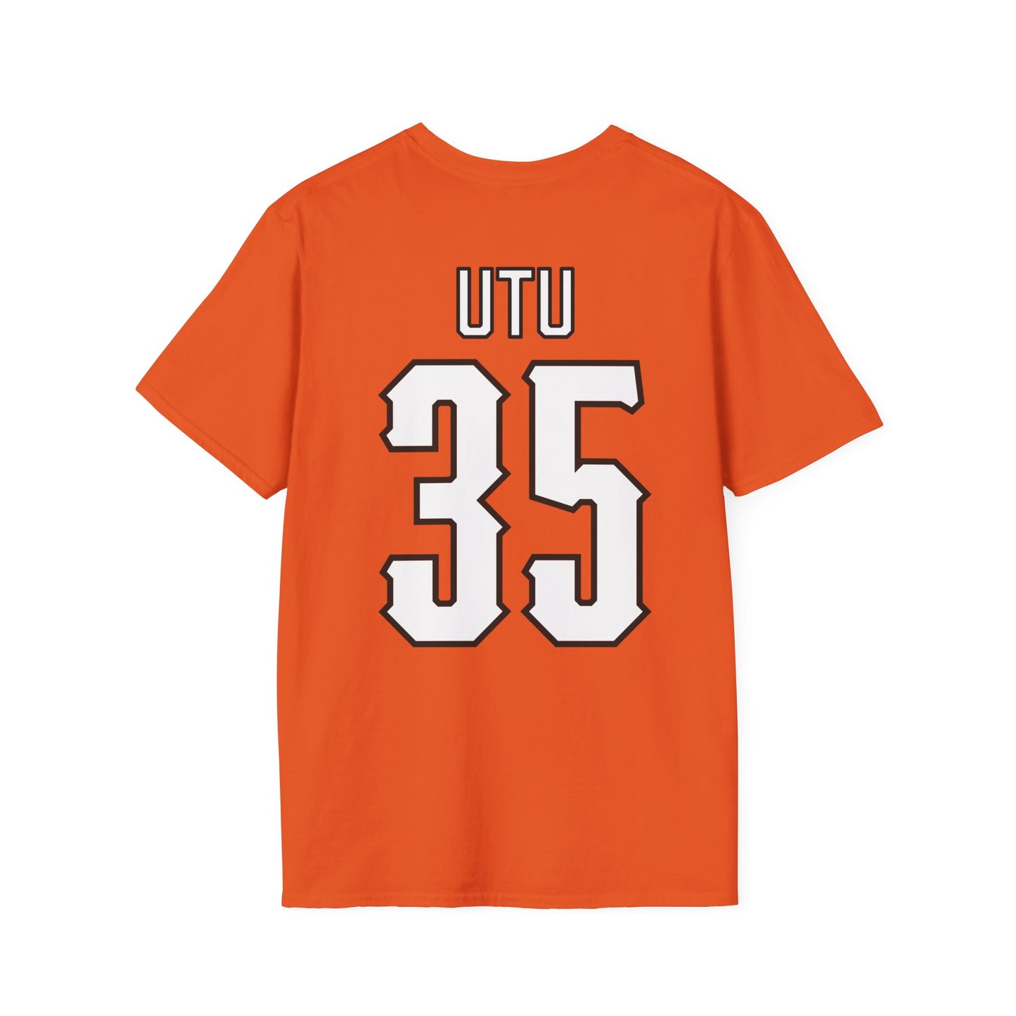 Poasa Utu #35 Orange Pokes T-Shirt