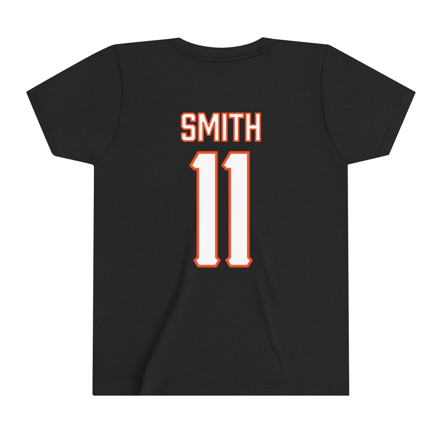 Youth Dylan Smith #11 Cursive Cowboys T-Shirt