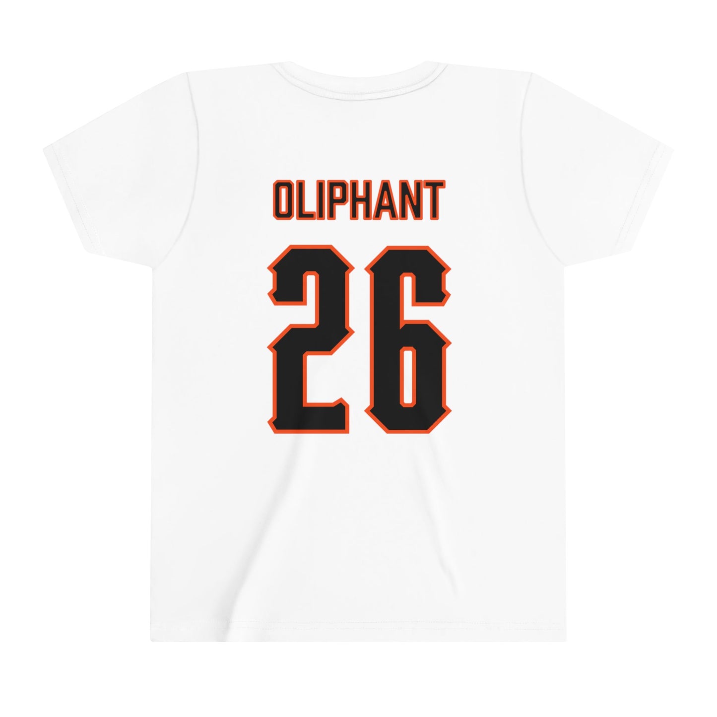 Youth Jacobi Oliphant #26 Cursive Cowboys T-Shirt