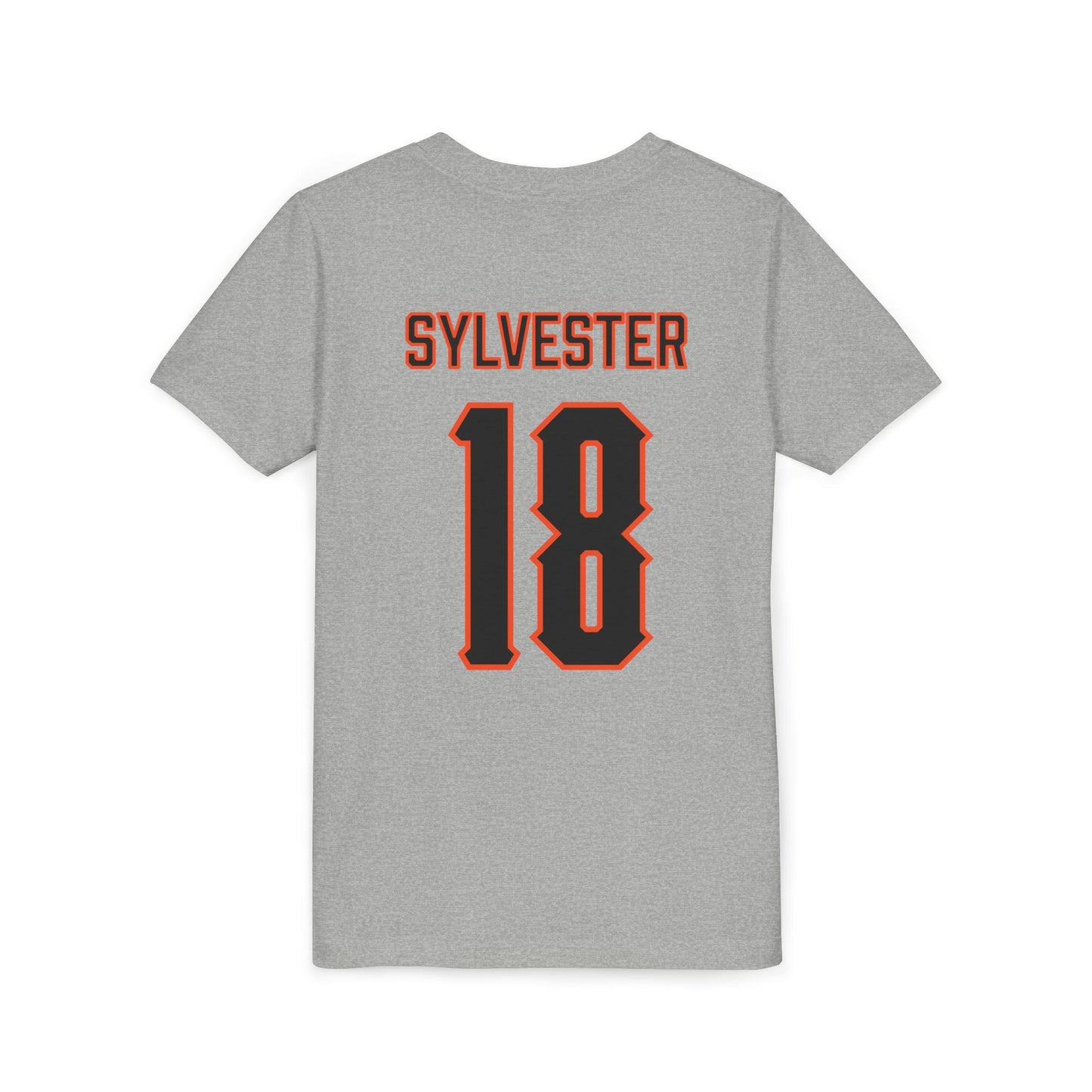 Youth Beau Sylvester #18 Cursive Cowboys T-Shirt