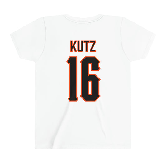 Youth Katie Kutz #16 Cursive Cowgirls T-Shirt