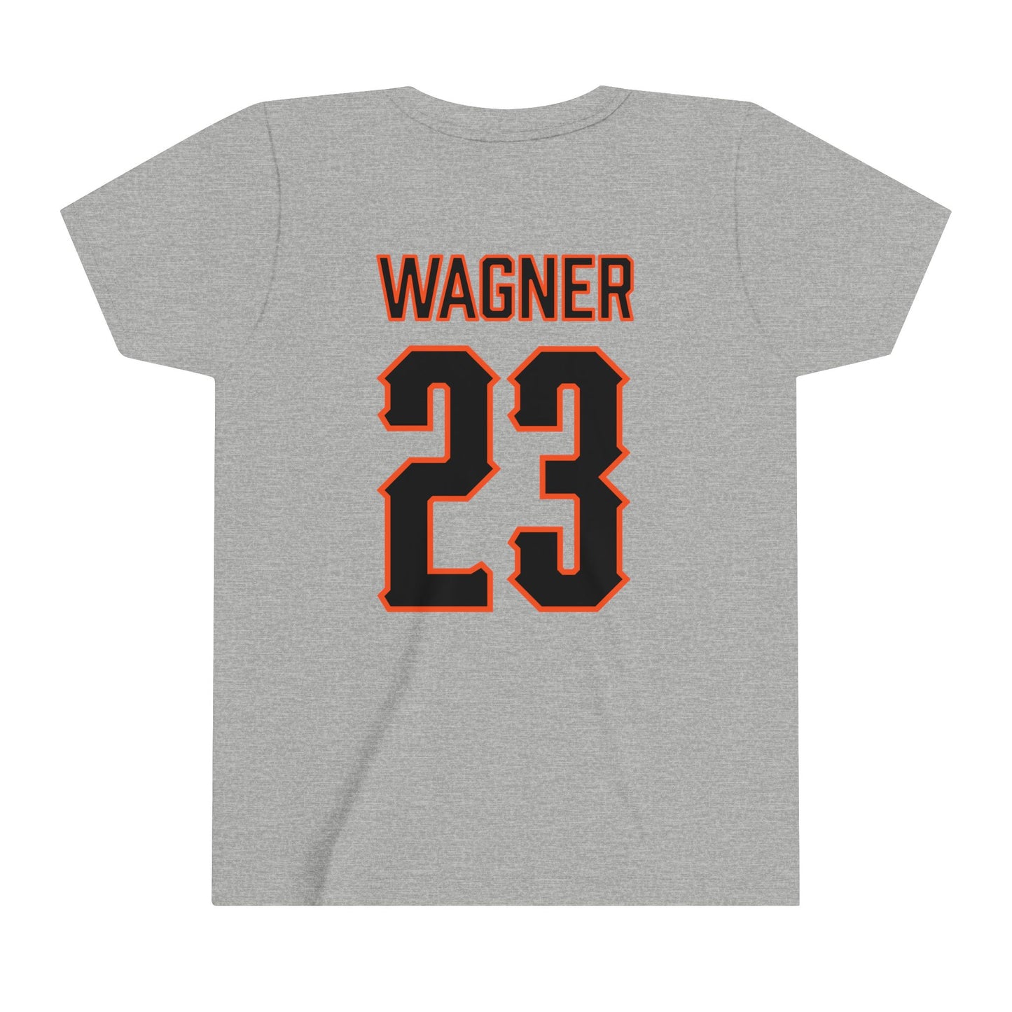 Youth Aubrey Wagner #23 Cursive Cowgirls T-Shirt