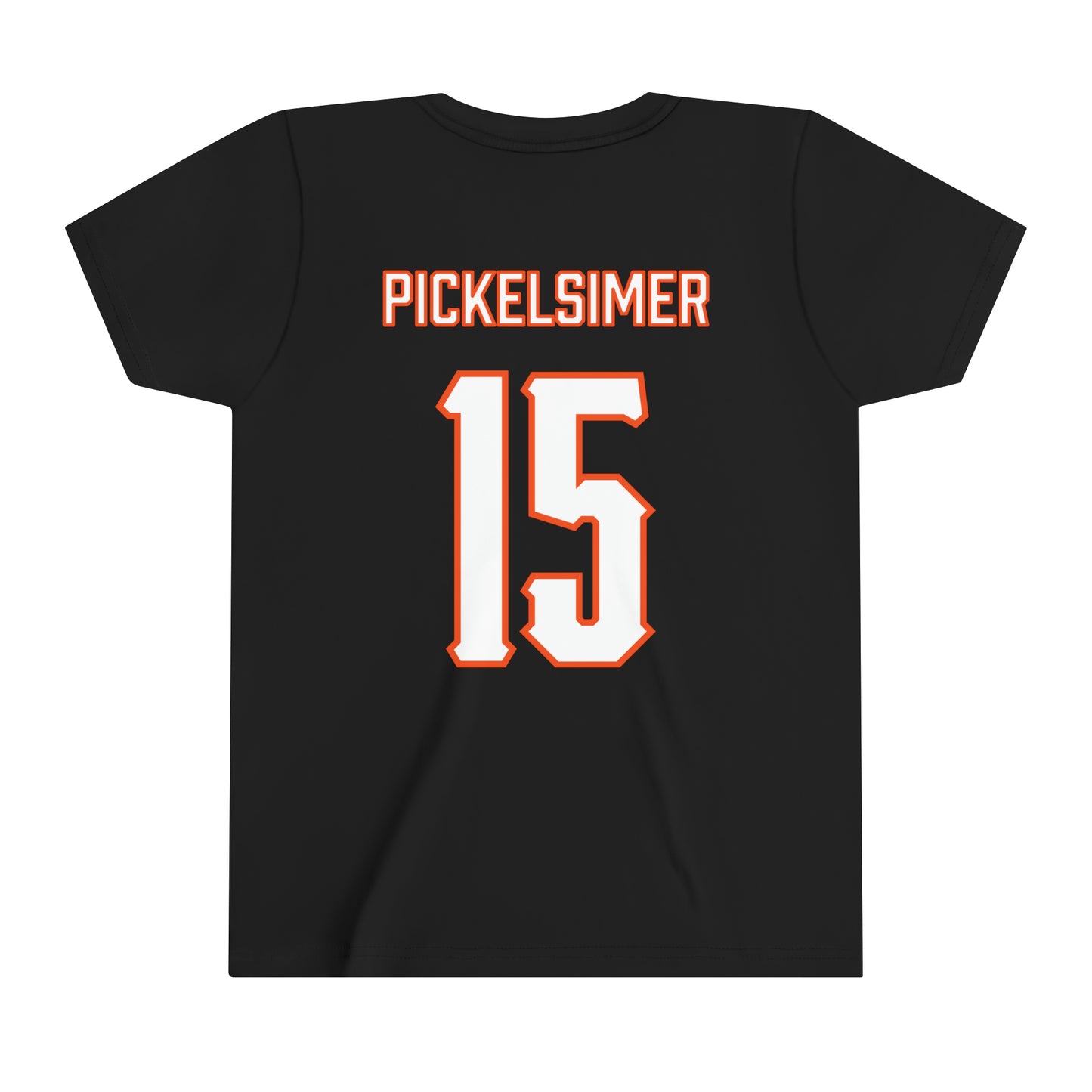 Youth Logan Pickelsimer #15 Cursive Cowgirls T-Shirt