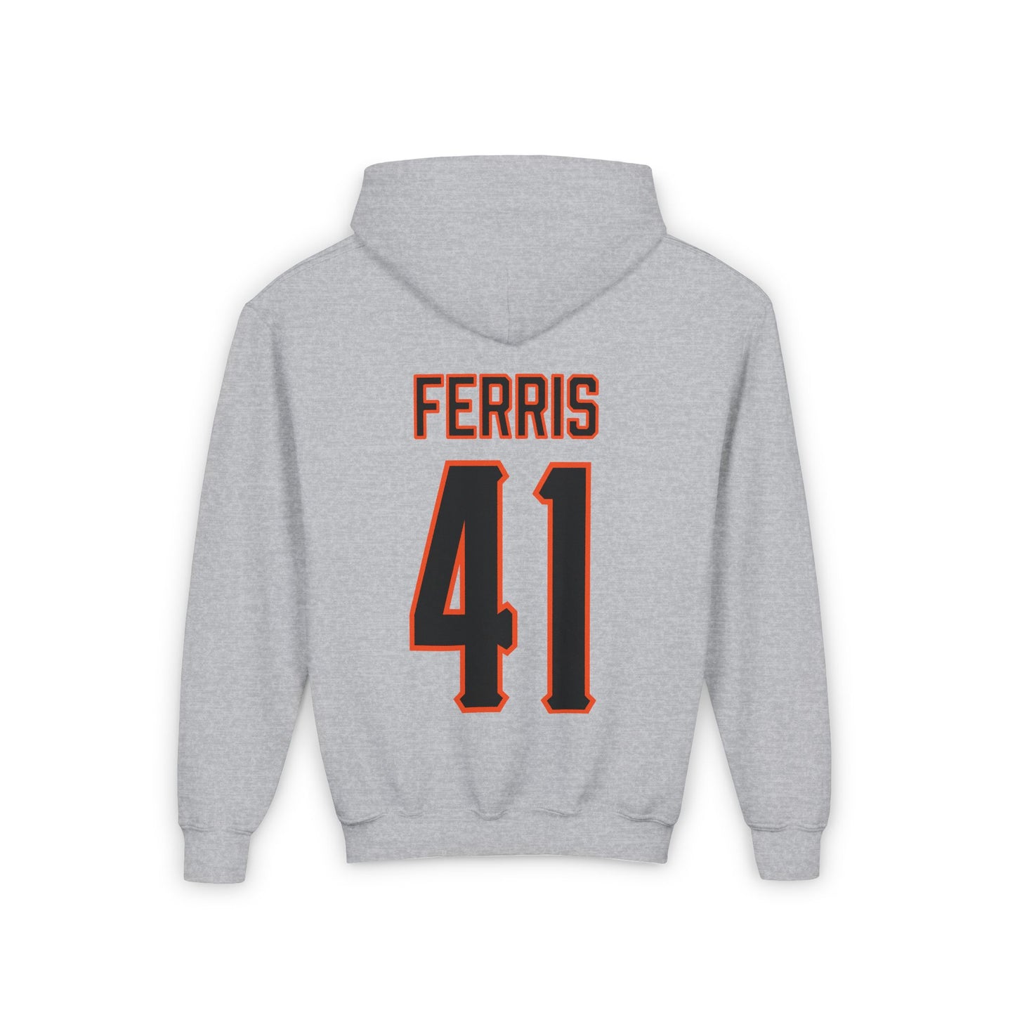 Youth Kash Ferris #41 Cursive Cowboys Hoodie