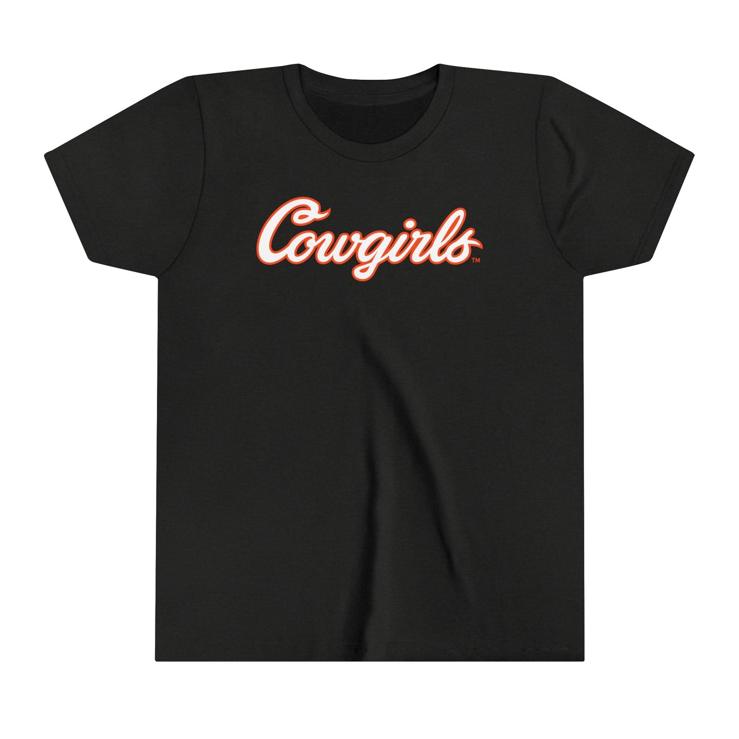 Youth Katelyn Hoppers #8 Cursive Cowgirls T-Shirt