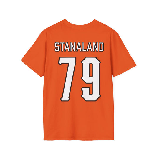 Gage Stanaland #79 Orange Pokes T-Shirt