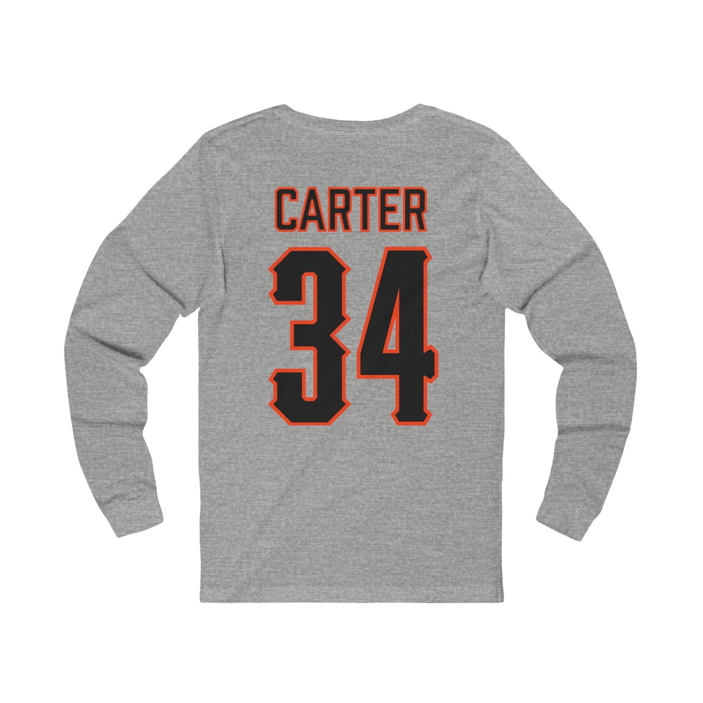 Charlie Carter #34 Cursive Cowboys Long Sleeve