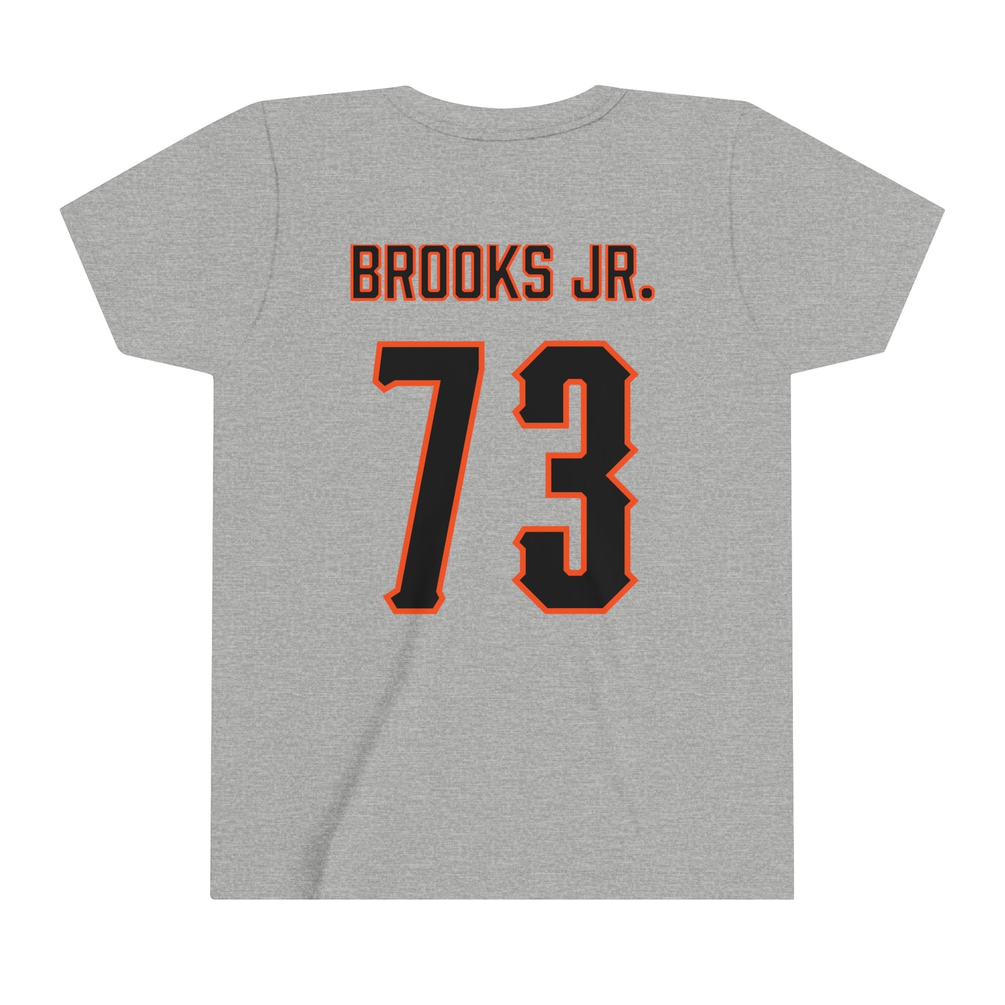 Jason Brooks Jr #73 Cursive Cowboys Youth T-Shirt
