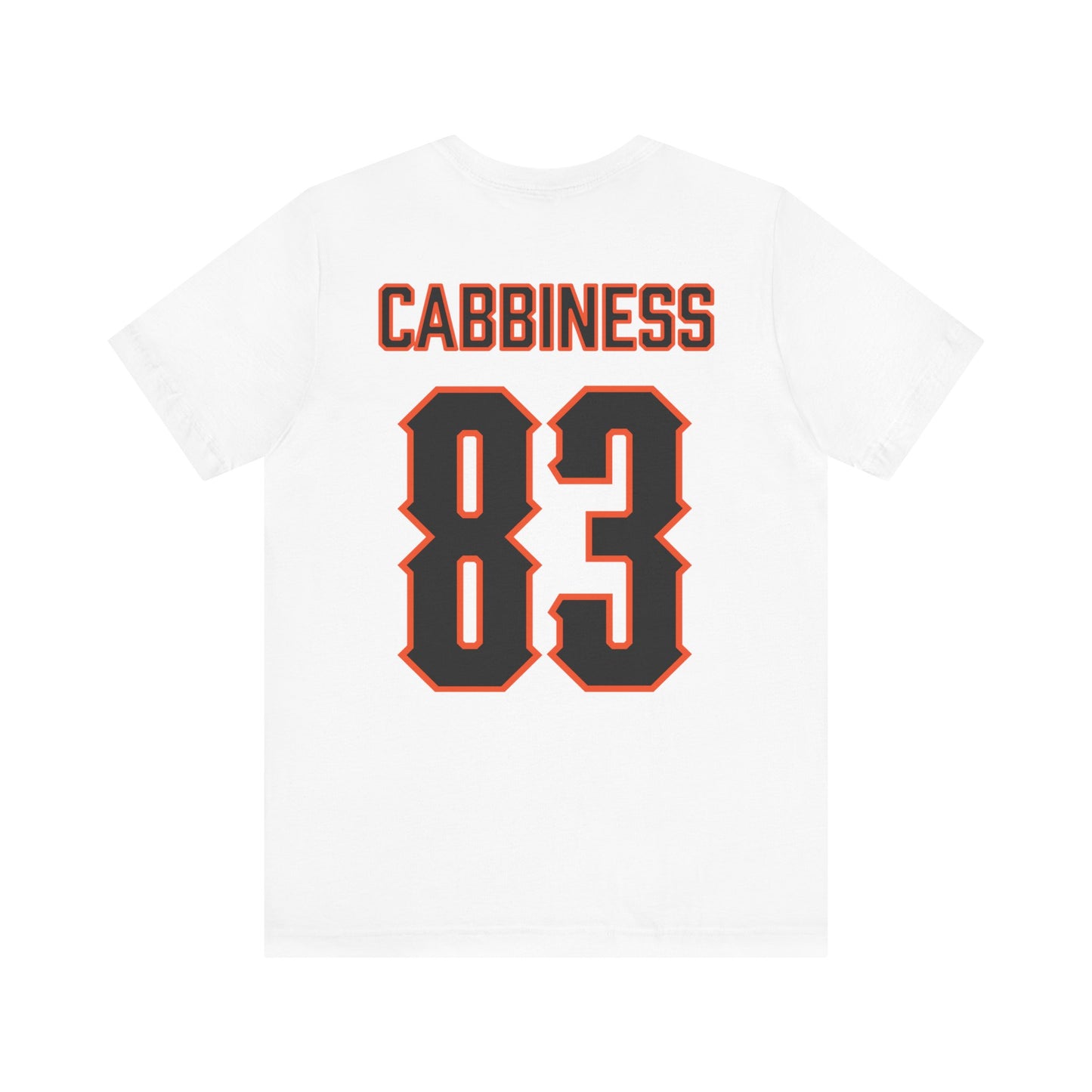 Cale Cabbiness #83 Cursive Cowboys T-Shirt