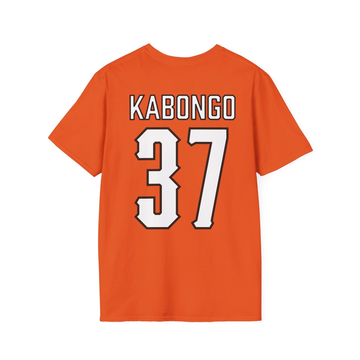 David Kabongo #37 Orange Pokes T-Shirt