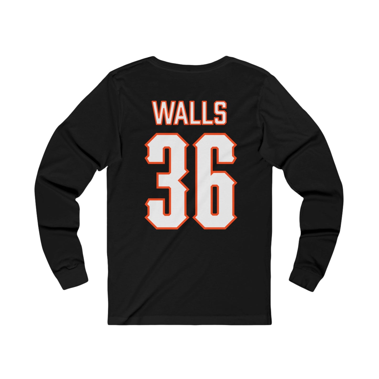 Ty Walls #36 Cursive Cowboys Long Sleeve