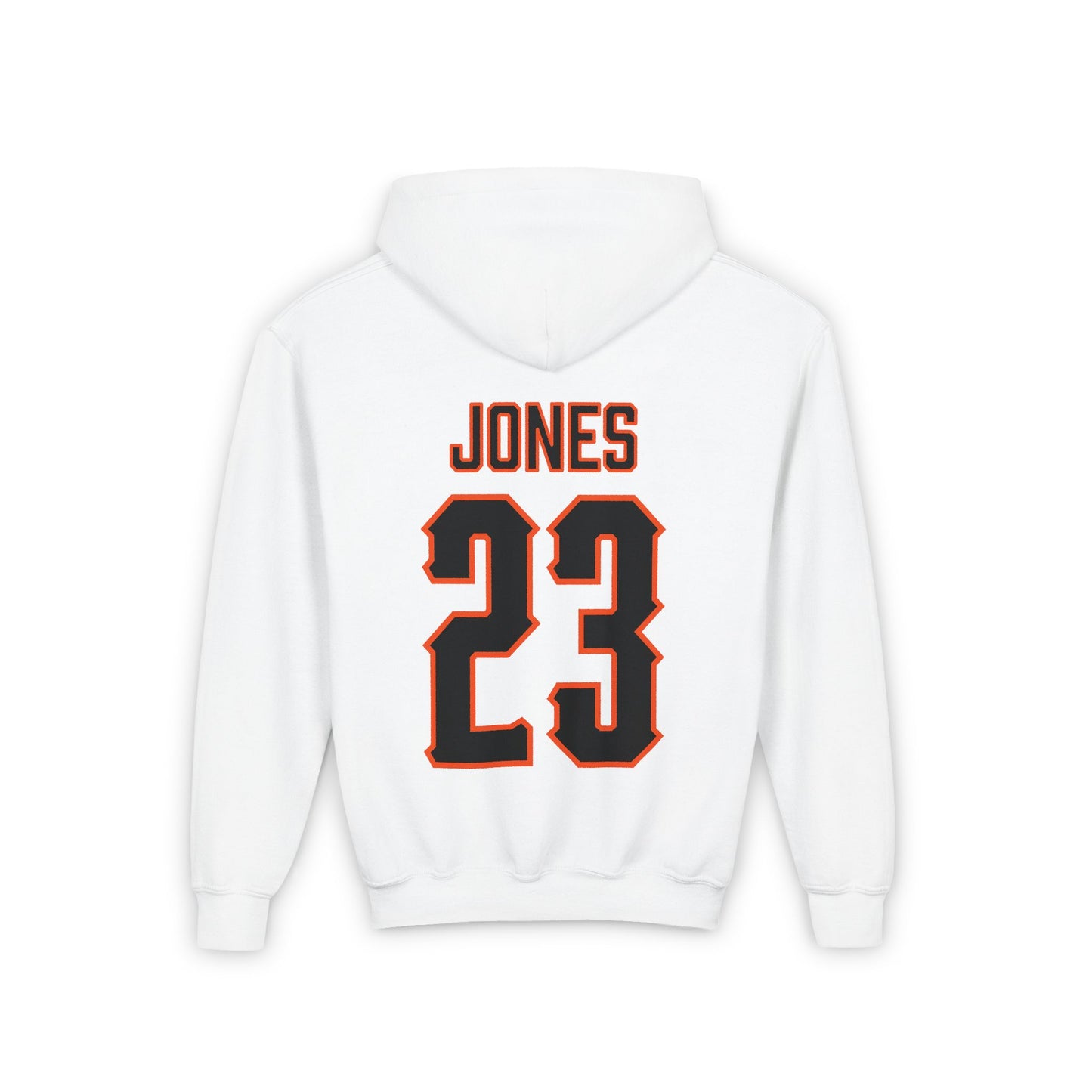 Youth Jayson Jones #23 Cursive Cowboys Hoodie