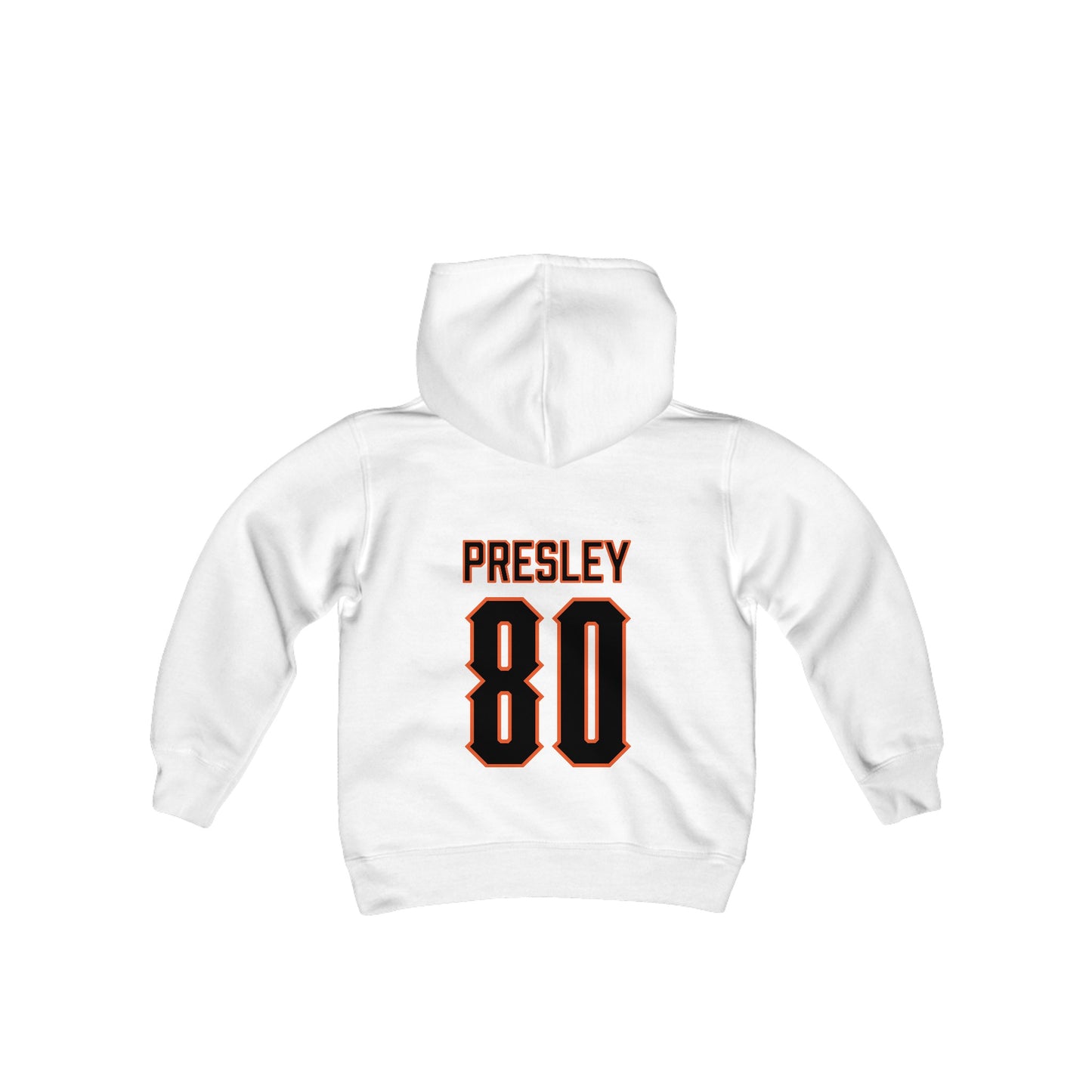 Youth Brennan Presley #80 Cursive Cowboys Hoodie