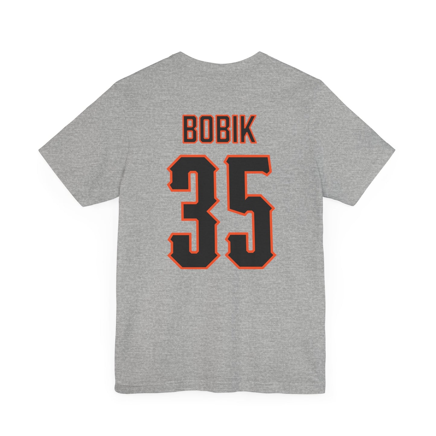 Jaxton Bobik #35 Cursive Cowboys T-Shirt