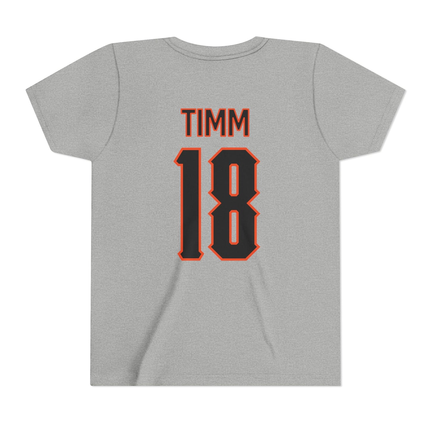 Youth Claire Timm #18 Cursive Cowgirls T-Shirt