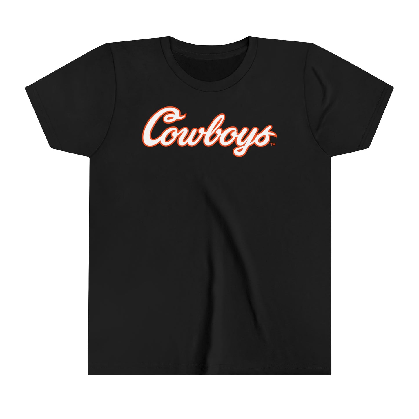 Brooks Manzer #22 Cursive Cowboys Youth T-Shirt