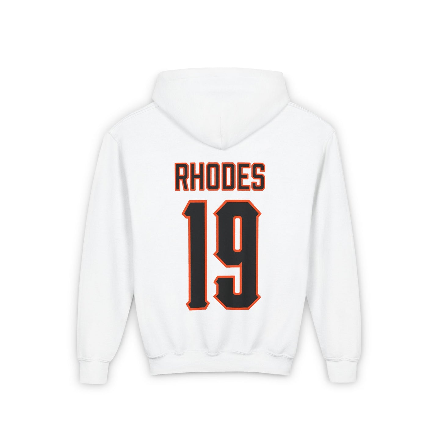 Youth Stormy Rhodes #19 Cursive Cowboys Hoodie