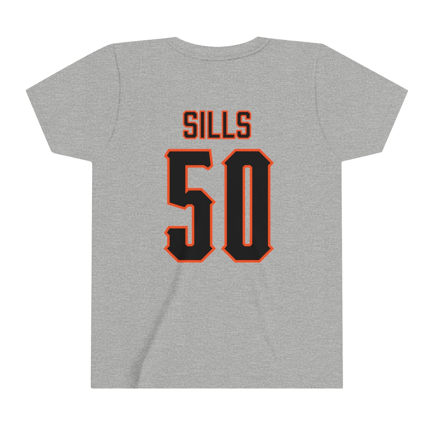 Youth Wiley Sills #50 Cursive Cowboys T-Shirt