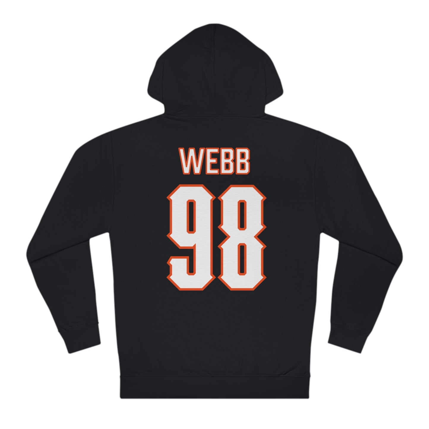 Luke Webb #98 Cursive Cowboys Hoodie