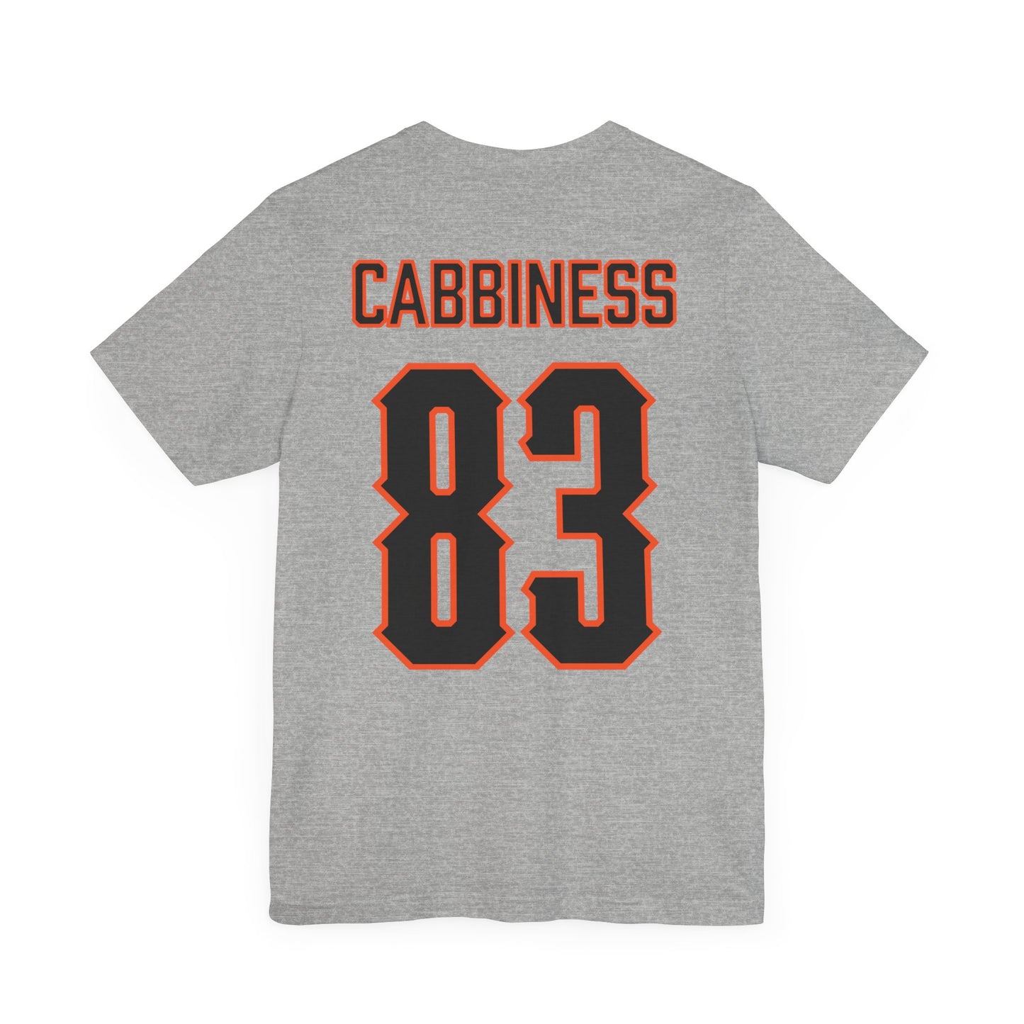 Cale Cabbiness #83 Cursive Cowboys T-Shirt